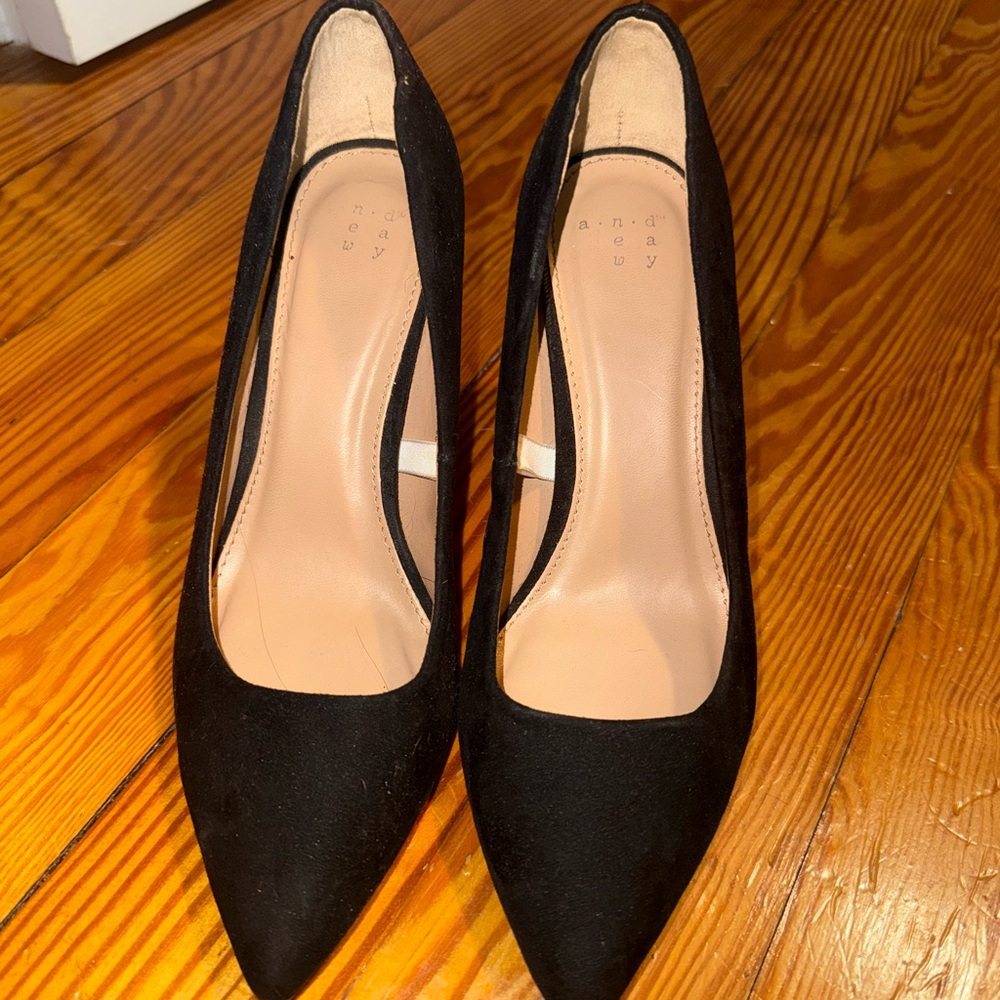 a new day Black Pointed Toe Heels